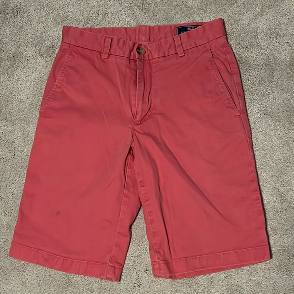 size 28 pink vineyard vines summer golf shorts